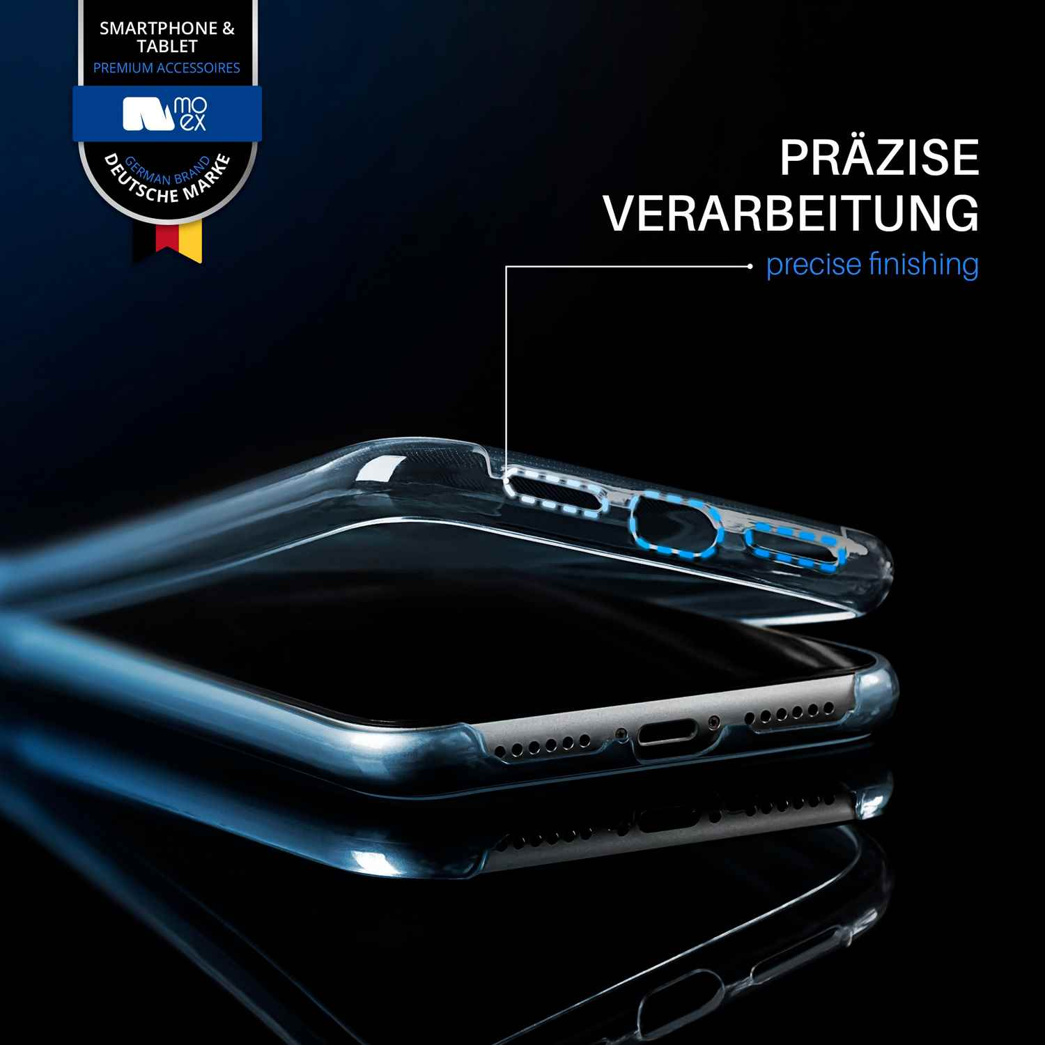 Cover, MOEX Case, P20, Double Full Huawei, Aqua