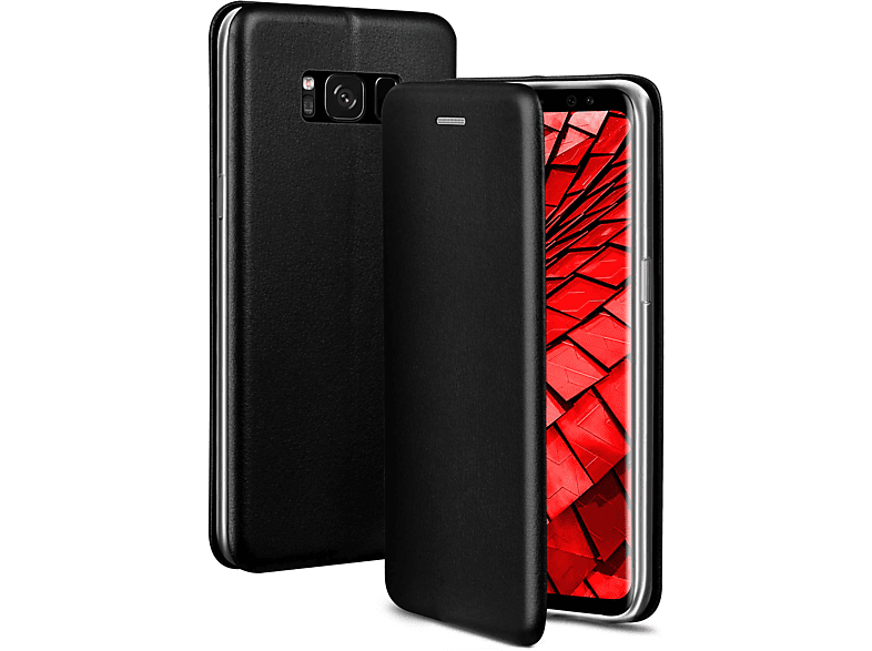 ONEFLOW Business Case, Flip Cover, Samsung, Galaxy S8, Tuxedo Black