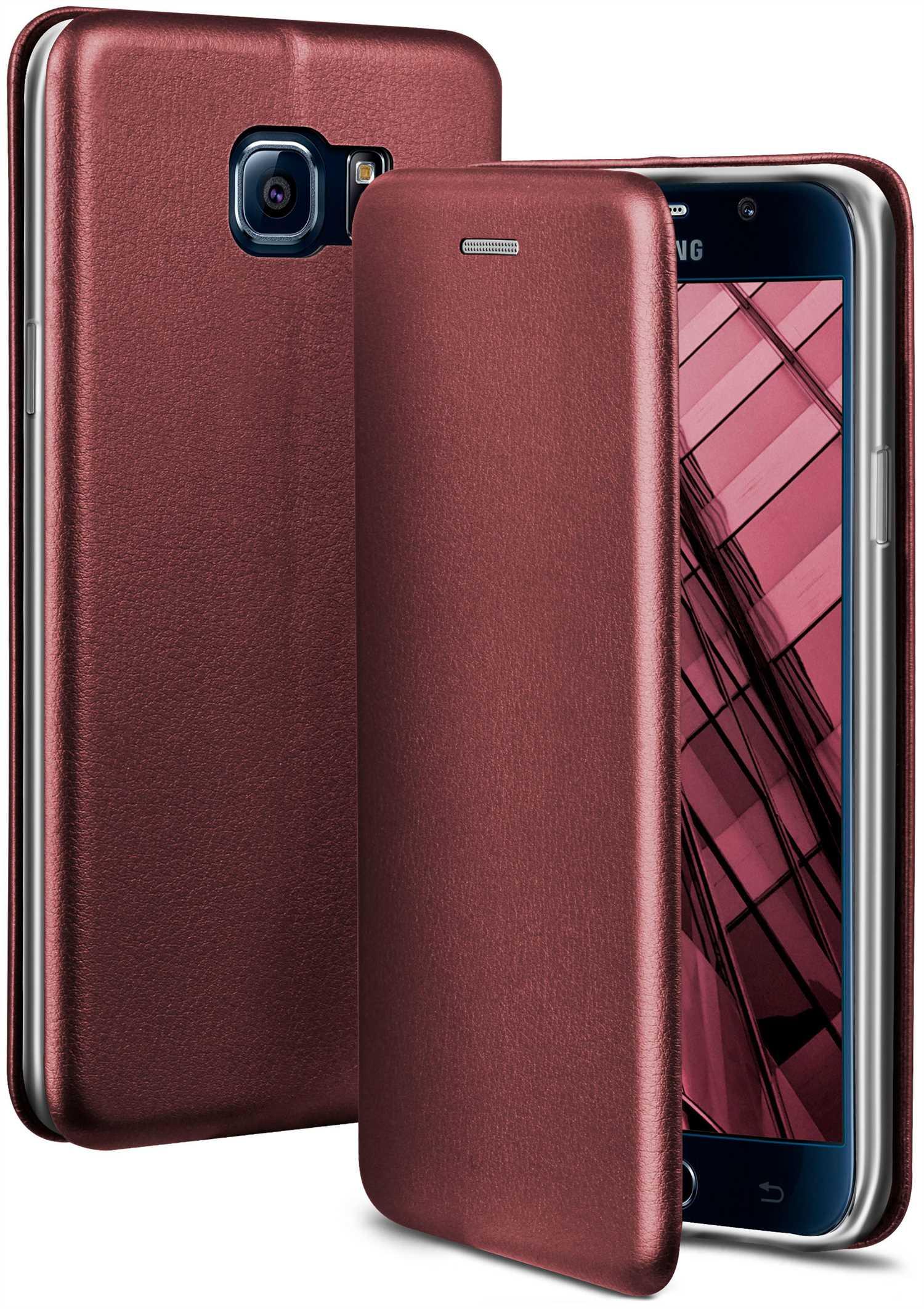 ONEFLOW Business Case, S6, Galaxy Samsung, Flip Red - Burgund Cover