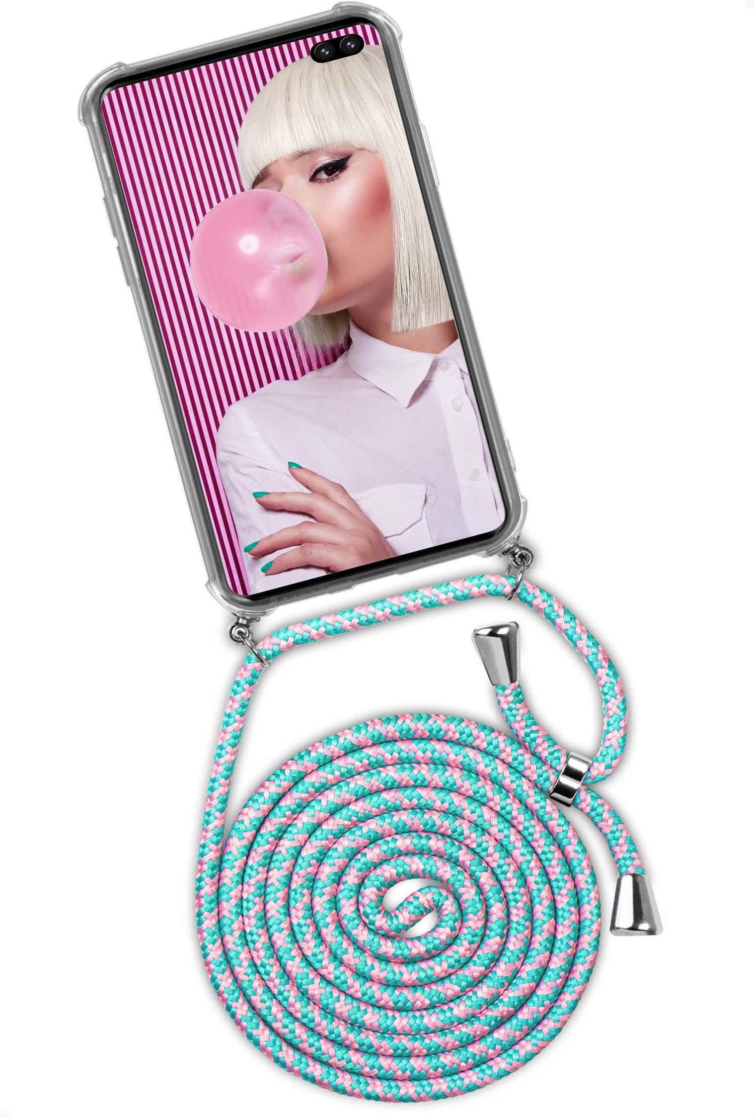 ONEFLOW Twist Case, Galaxy Bubblegum S10 Backcover, (Silber) Plus, Samsung