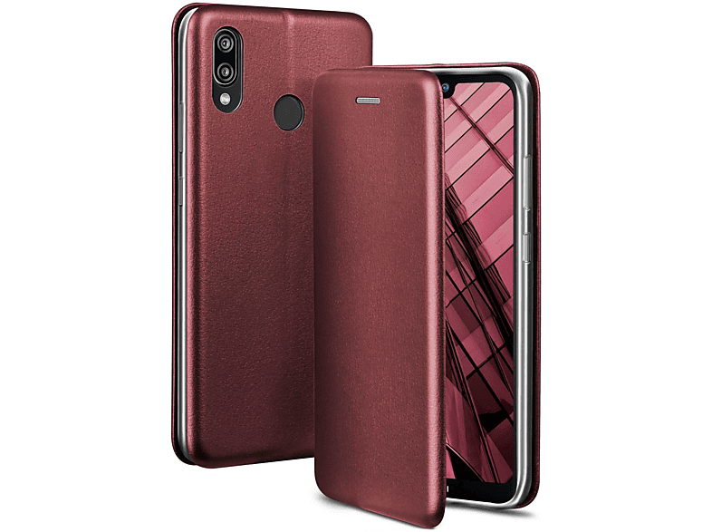 ONEFLOW Business Case, Flip Cover, Huawei, P20 Lite, Burgund - Red