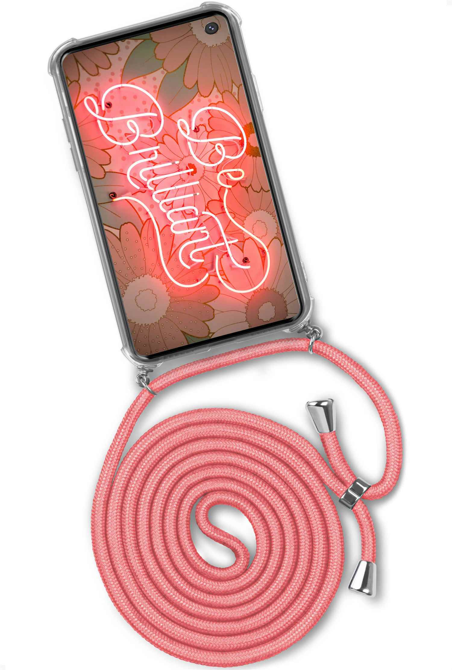 ONEFLOW Twist Case, S10, Flamingo Samsung, (Silber) Galaxy Kooky Backcover
