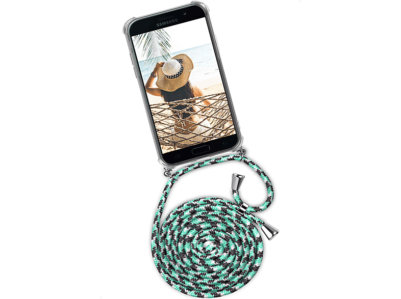 A3 Seashell ONEFLOW Case, (2017), Twist Galaxy (Silber) Samsung, Backcover,