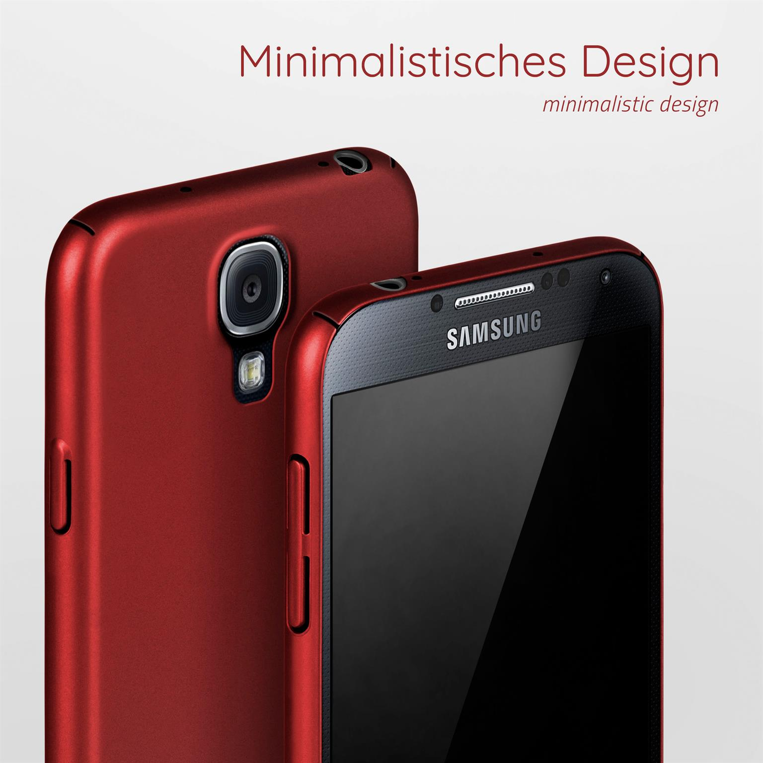 MOEX Galaxy Backcover, S4, Case, Samsung, Alpha Rot