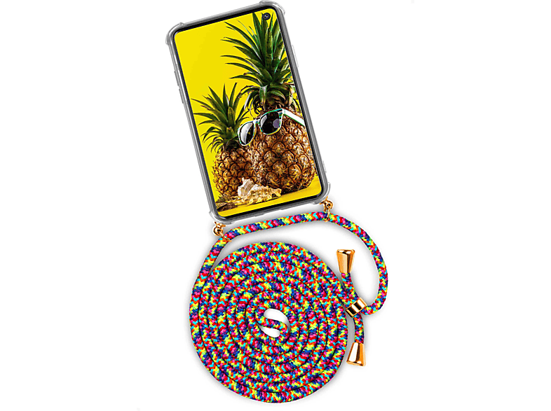 ONEFLOW Twist Case, Backcover, Samsung, Galaxy S10e, Fruity Friday (Gold)