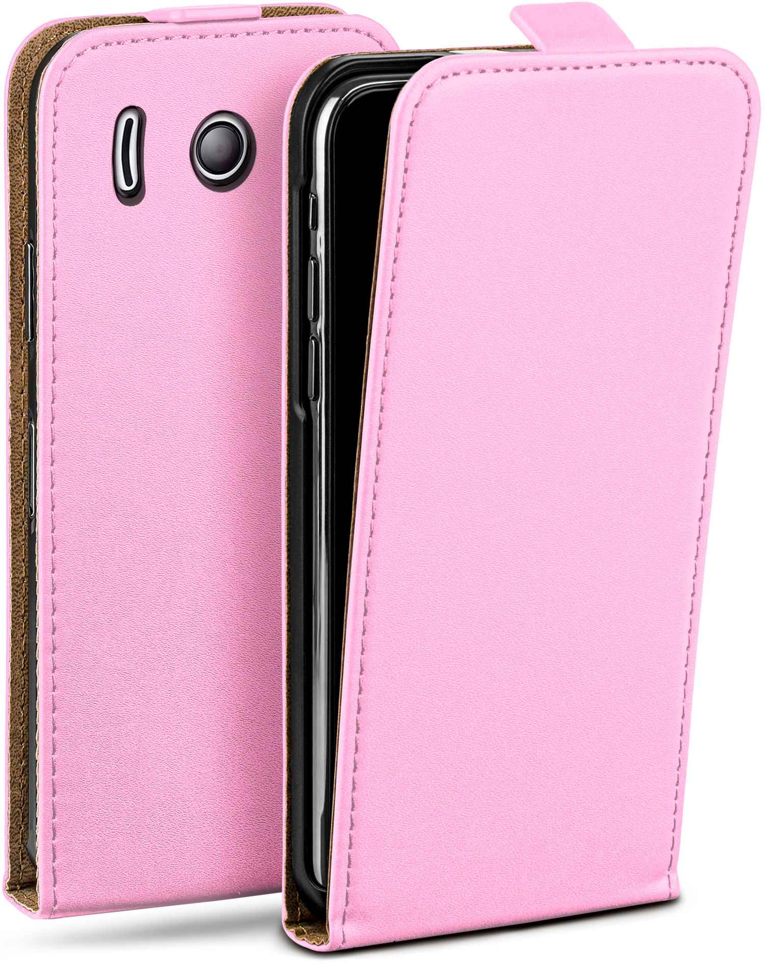 Icy-Pink Ascend Flip Y300, Cover, Flip Huawei, Case, MOEX