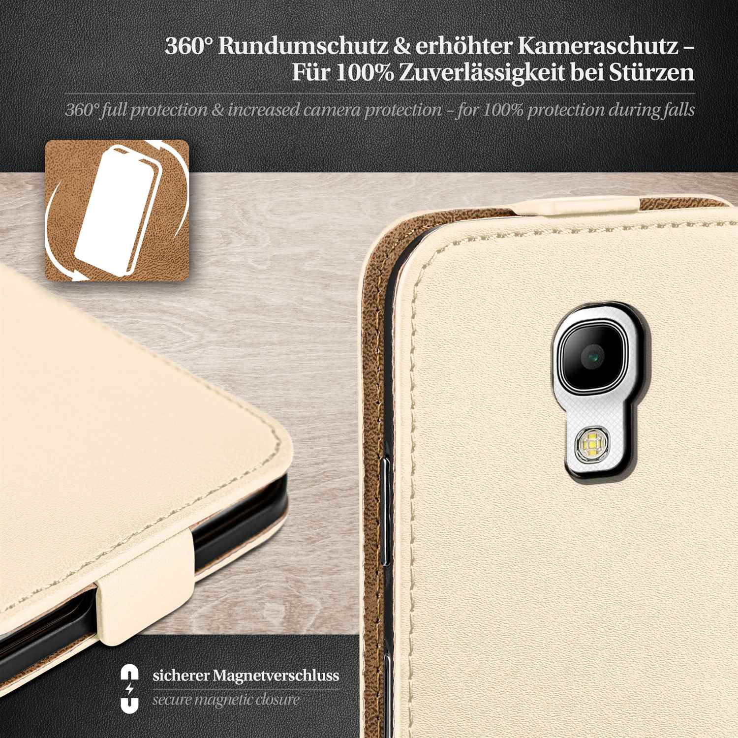 MOEX Samsung, Navajo-White Case, Galaxy S4, Cover, Flip Flip