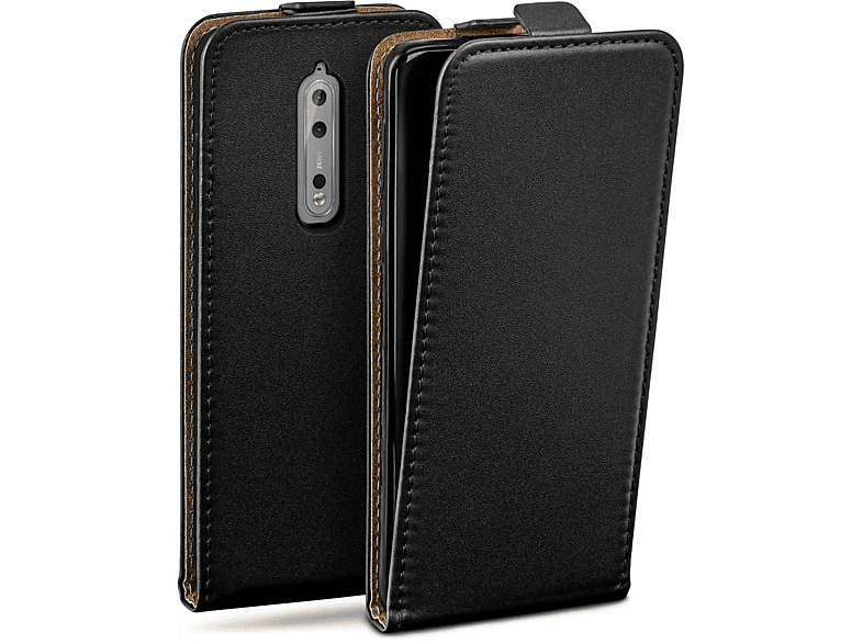 MOEX Flip Case, Nokia, 8, Flip Deep-Black Cover