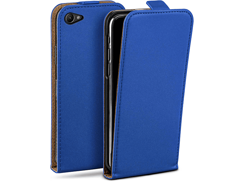 MOEX Flip Case, Flip Cover, Compact, Z1 Xperia Sony, Royal-Blue