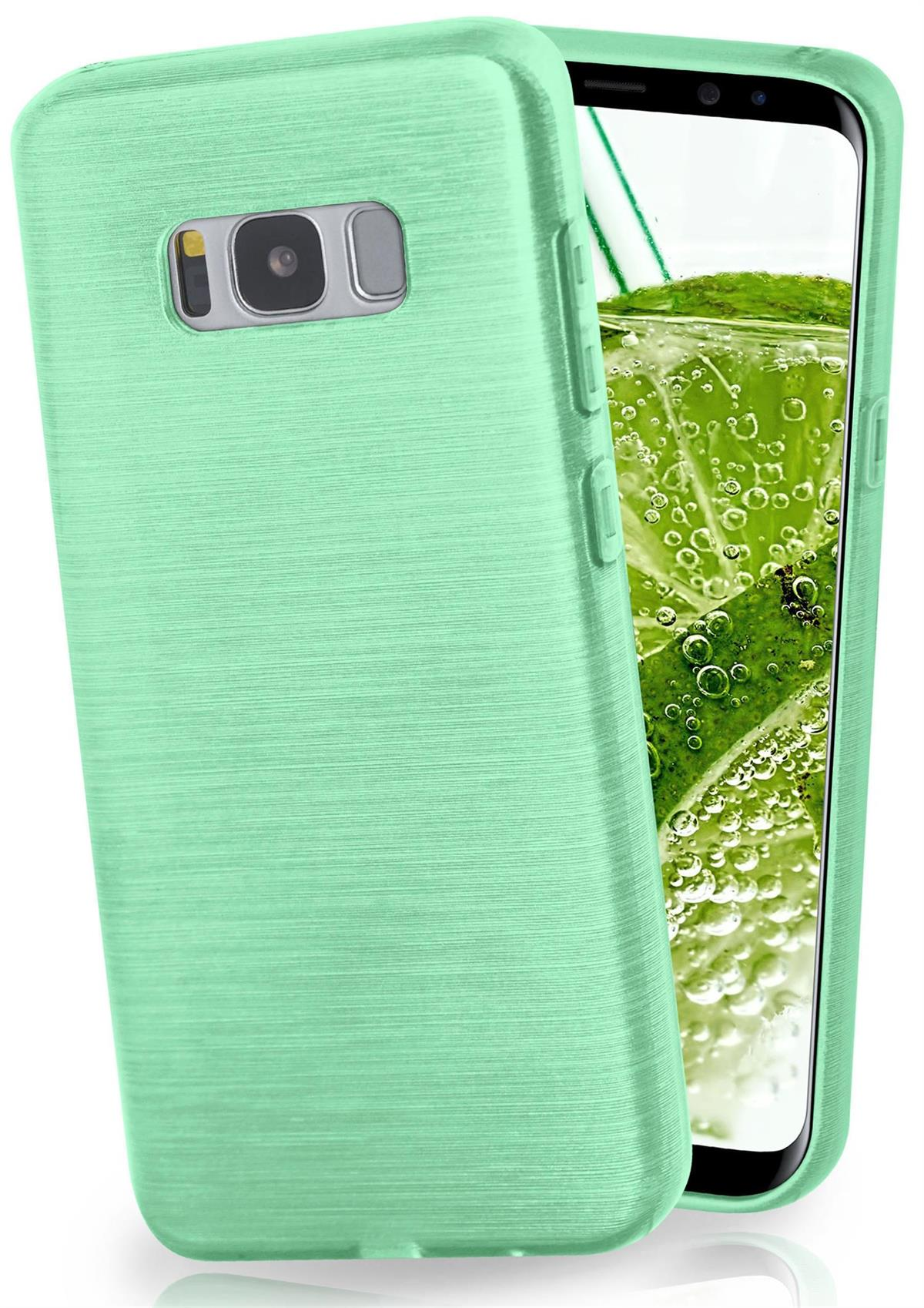 Case, Backcover, Brushed Samsung, Galaxy Mint-Green S8, MOEX