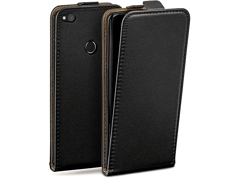 MOEX Flip Case, Huawei, Flip P8 Cover, Lite 2017, Deep-Black