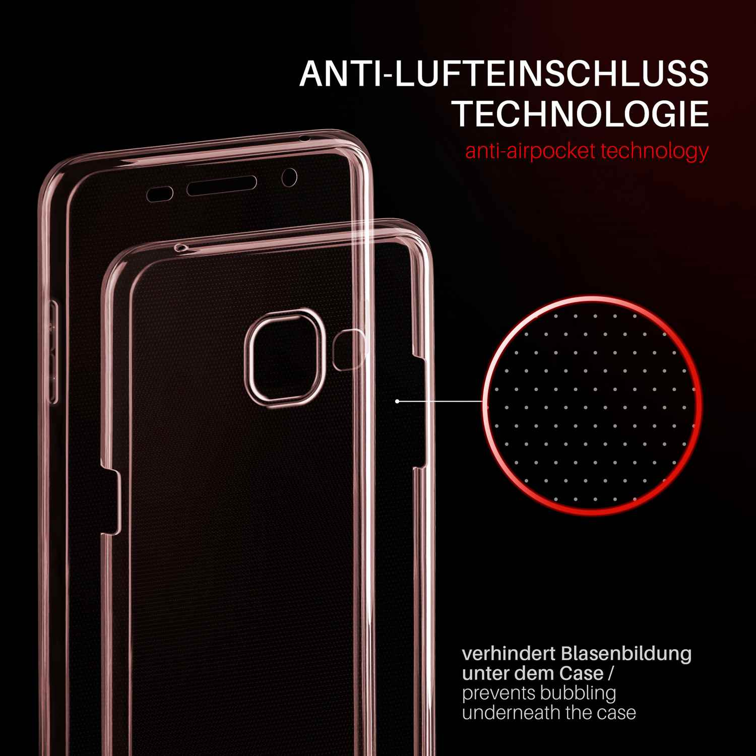 Rose Samsung, Case, Double MOEX (2016), Cover, Full A3 Galaxy