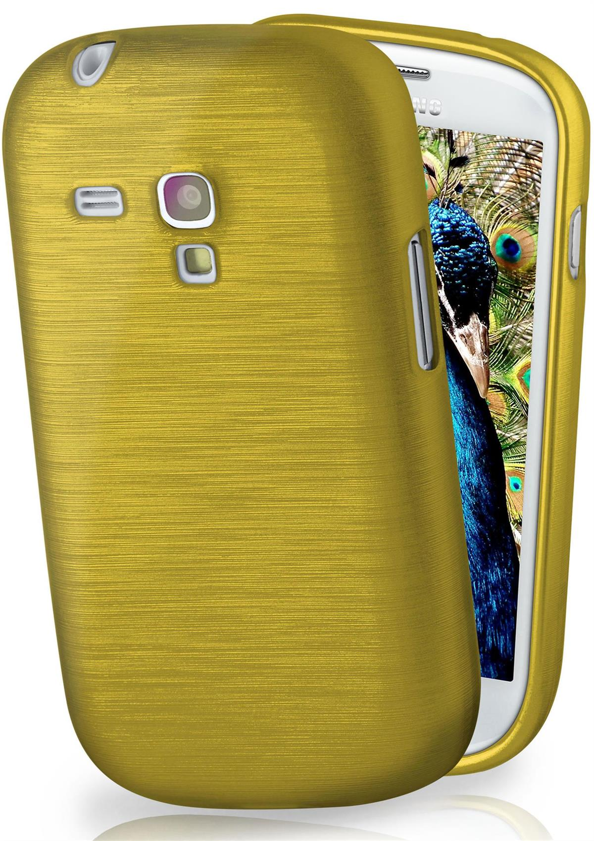Mini, Galaxy Backcover, Lime-Green Case, Samsung, MOEX Brushed S3
