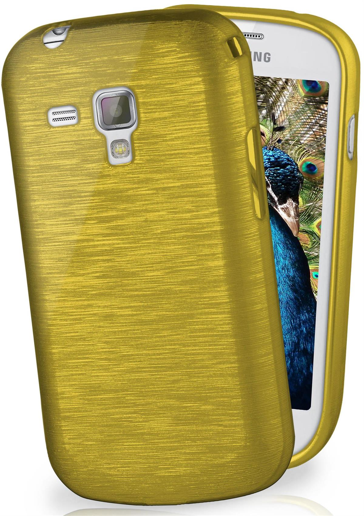 MOEX Case, S Galaxy Backcover, Lime-Green Samsung, Duos 2, Brushed