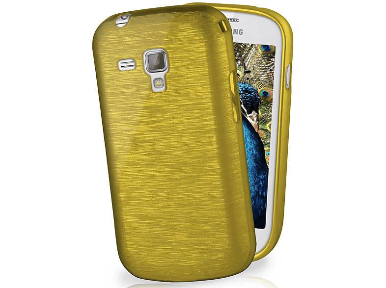 MOEX Case, S Galaxy Backcover, Lime-Green Samsung, Duos 2, Brushed