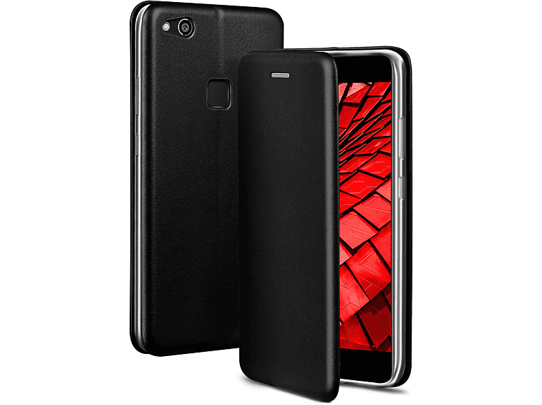 Tuxedo Case, Flip Lite, Huawei, Cover, Business - P10 ONEFLOW Black