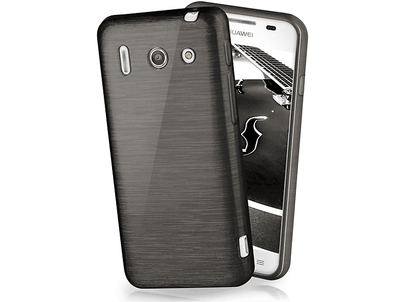 MOEX Brushed Case, Backcover, Huawei, Ascend G510, Slate-Black