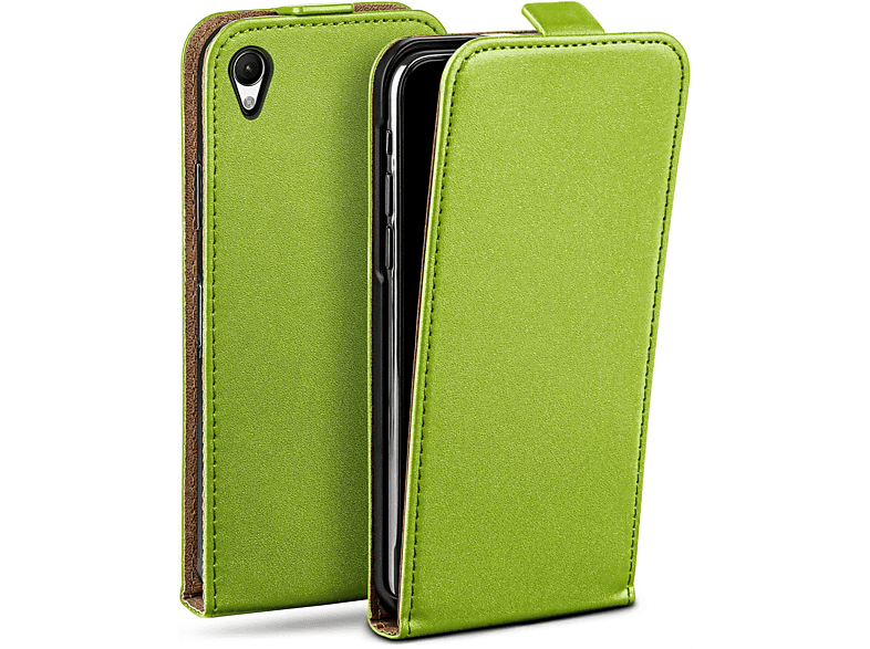 MOEX Flip Flip Cover, Xperia Sony, Case, Z1, Lime-Green
