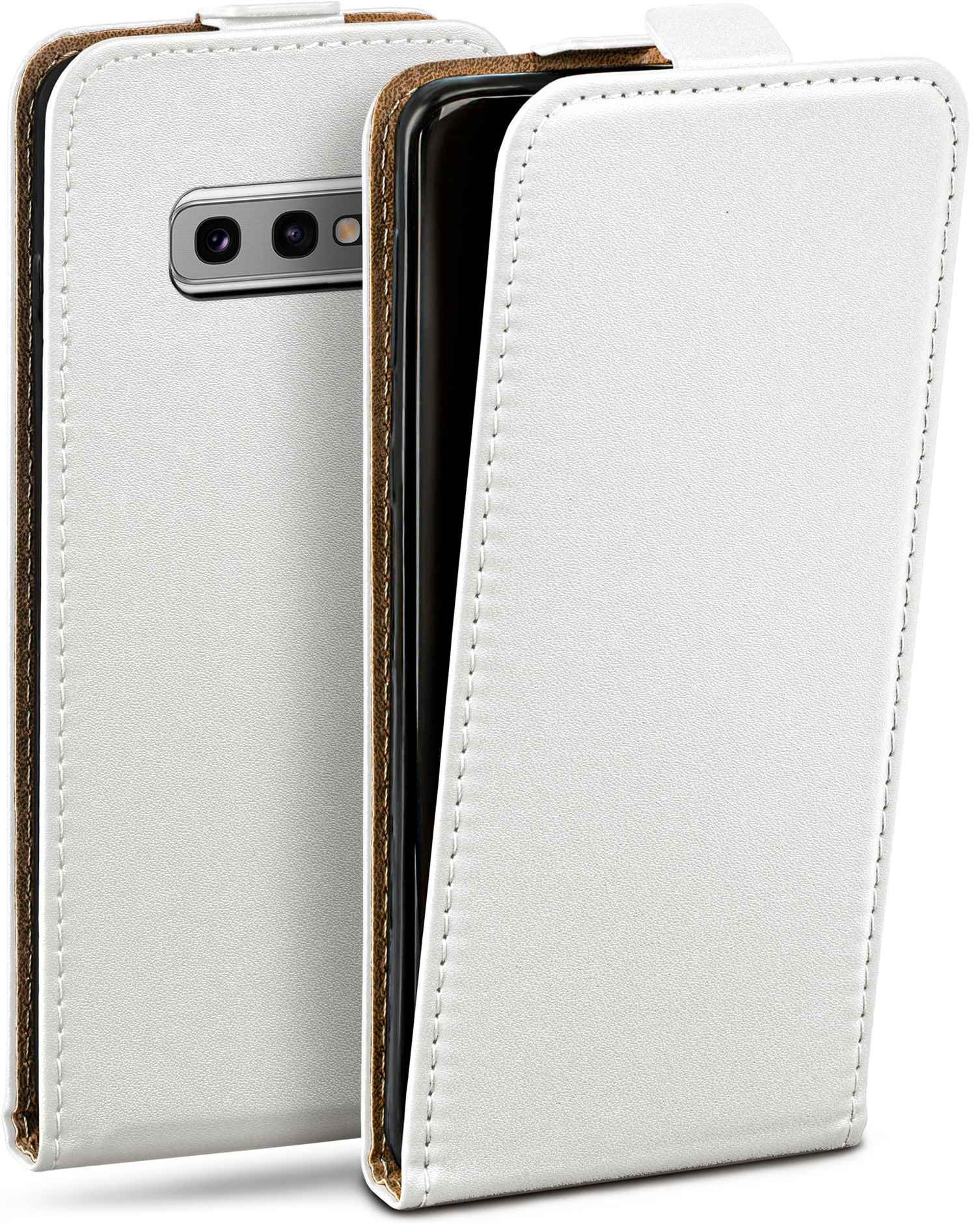 MOEX Flip Case, Cover, Flip S10e, Pearl-White Galaxy Samsung