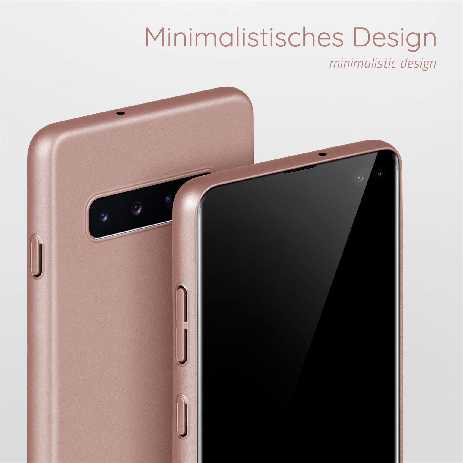 Alpha Backcover, Plus, Galaxy Rose Gold Case, Samsung, S10 MOEX