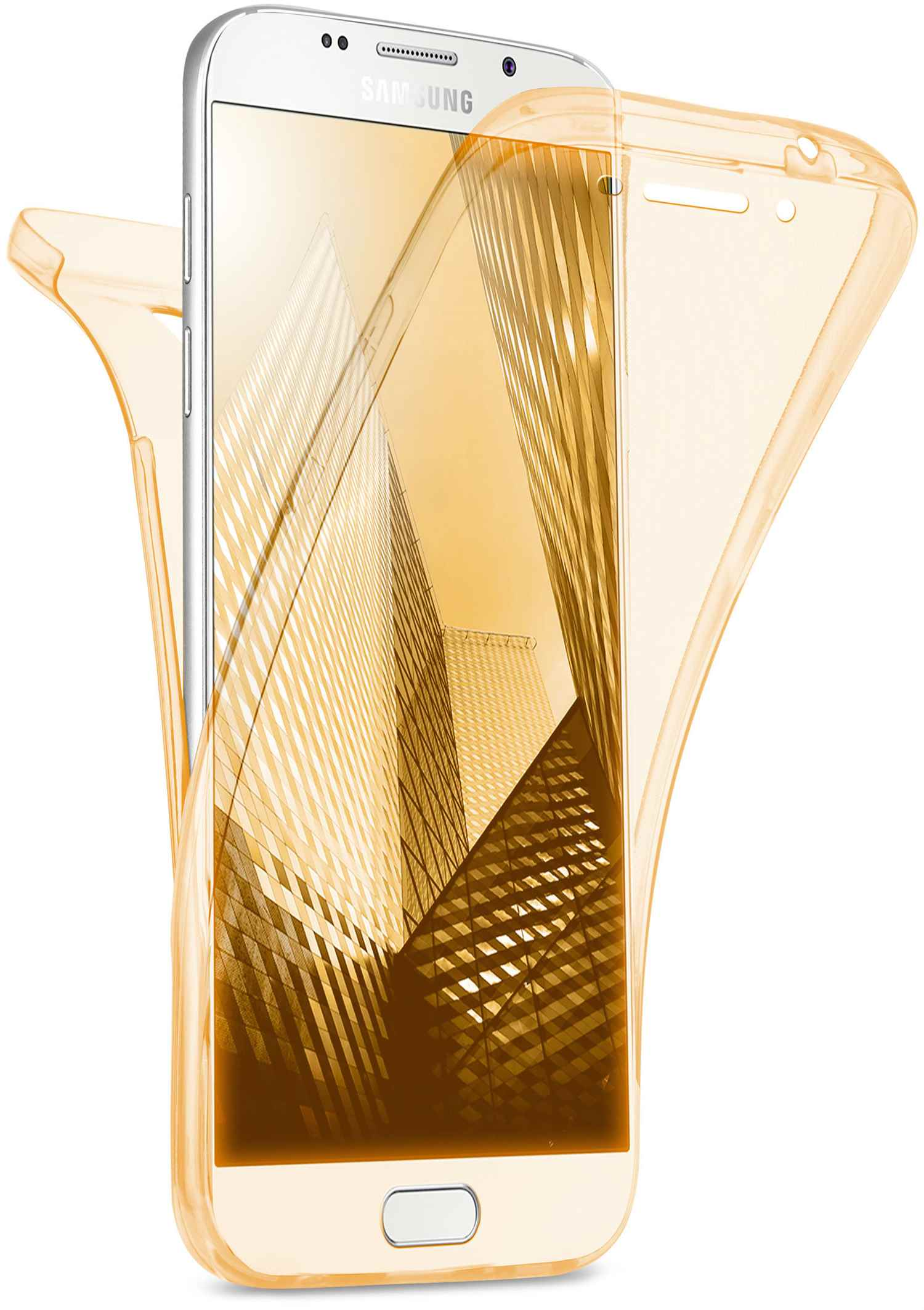 MOEX Double Case, Full Gold Samsung, Galaxy A5 (2016), Cover