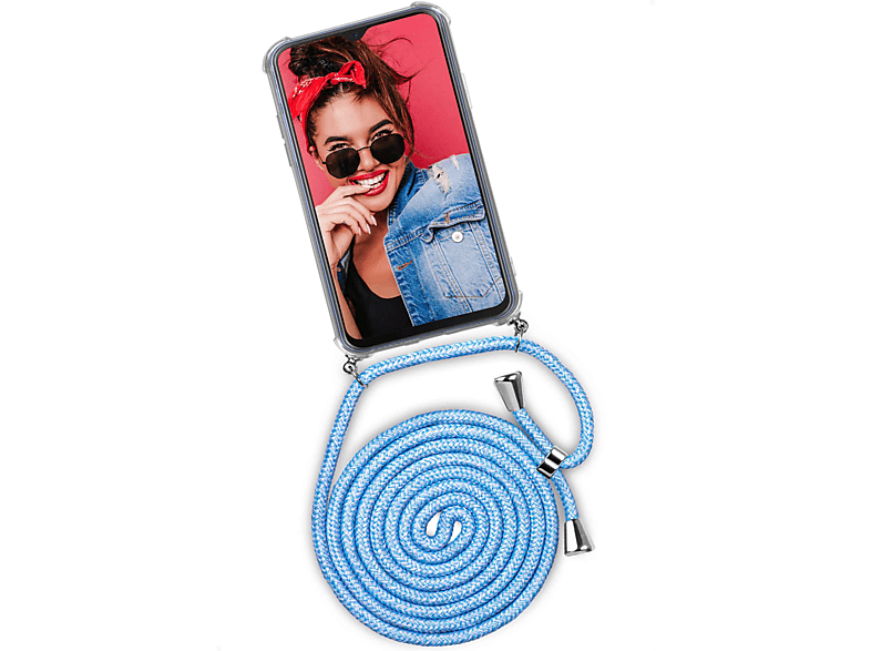 ONEFLOW Twist Case, Backcover, Samsung, Galaxy M20, Chilly Jeans (Silber)