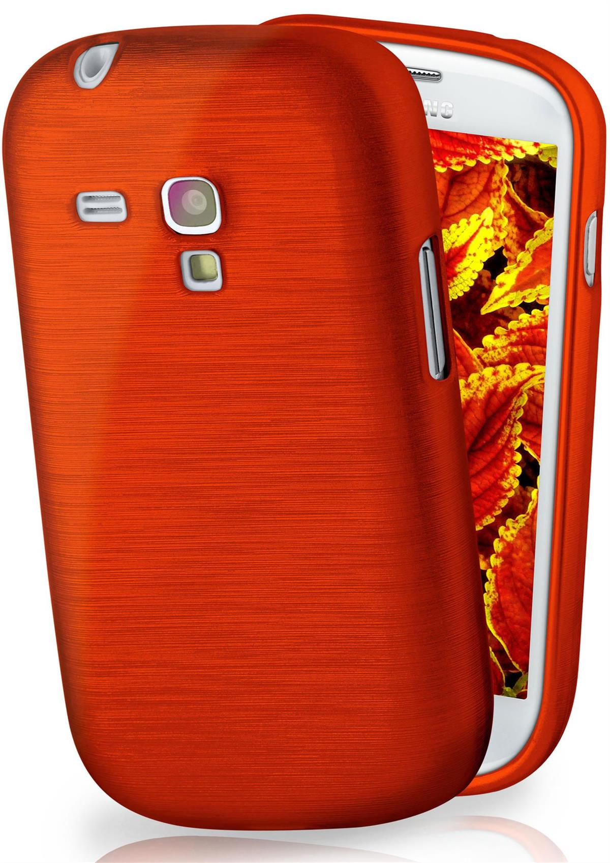 MOEX Brushed Indian-Red Galaxy S3 Mini, Samsung, Backcover, Case