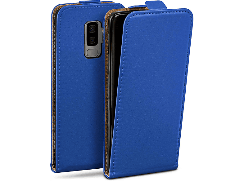 MOEX Flip Case, Flip Cover, Samsung, Galaxy S9 Plus, Royal-Blue