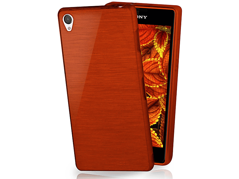 MOEX Brushed Case, Backcover, Xperia Indian-Red Sony, Z2