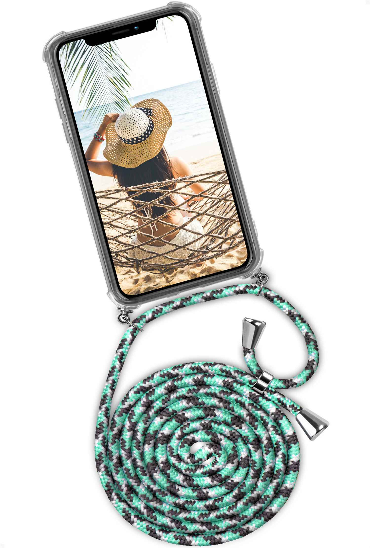 ONEFLOW Twist Case, Backcover, Seashell iPhone (Silber) Apple, XR