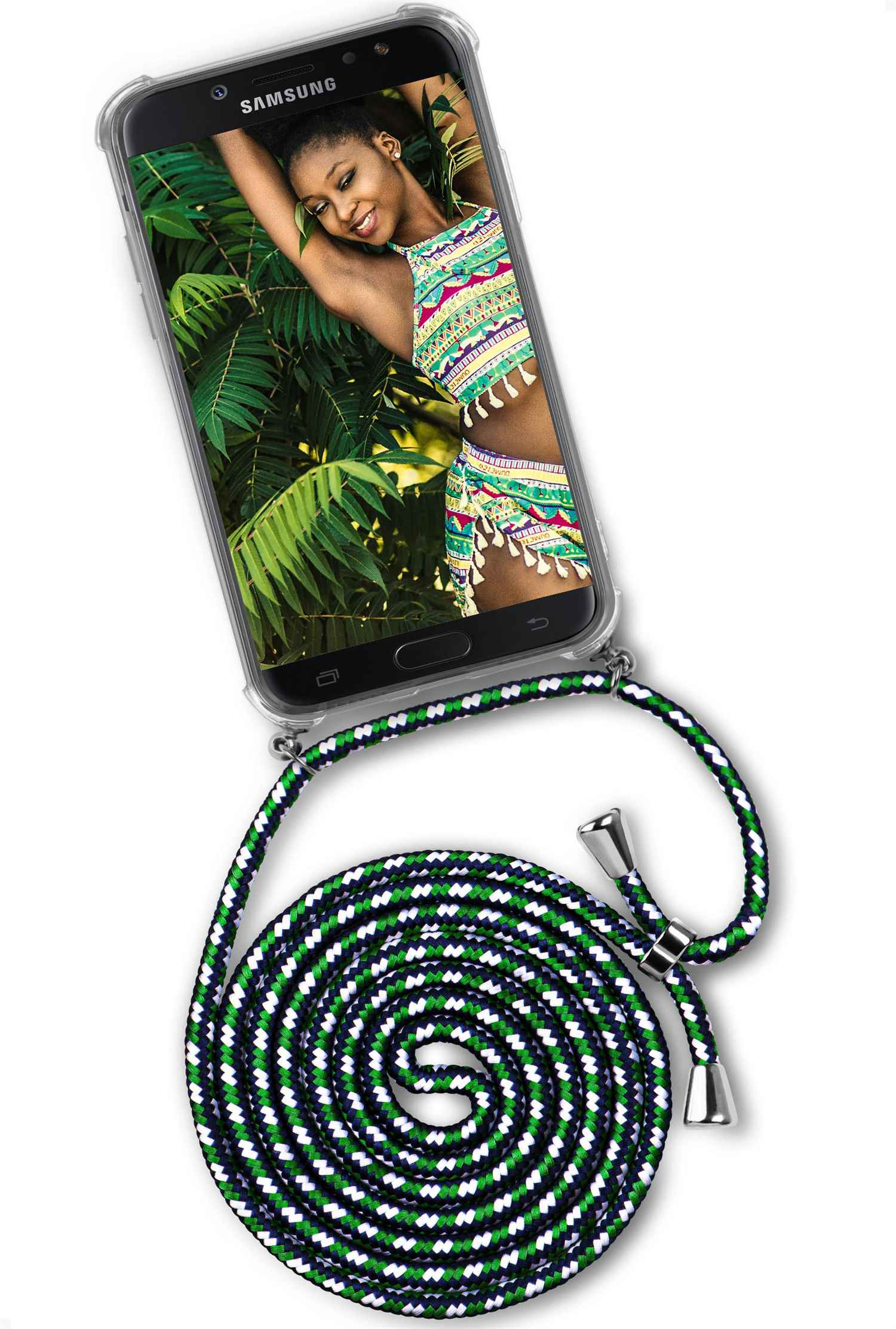 ONEFLOW Samsung, Mama (2017), J5 (Silber) Africa Galaxy Twist Backcover, Case,