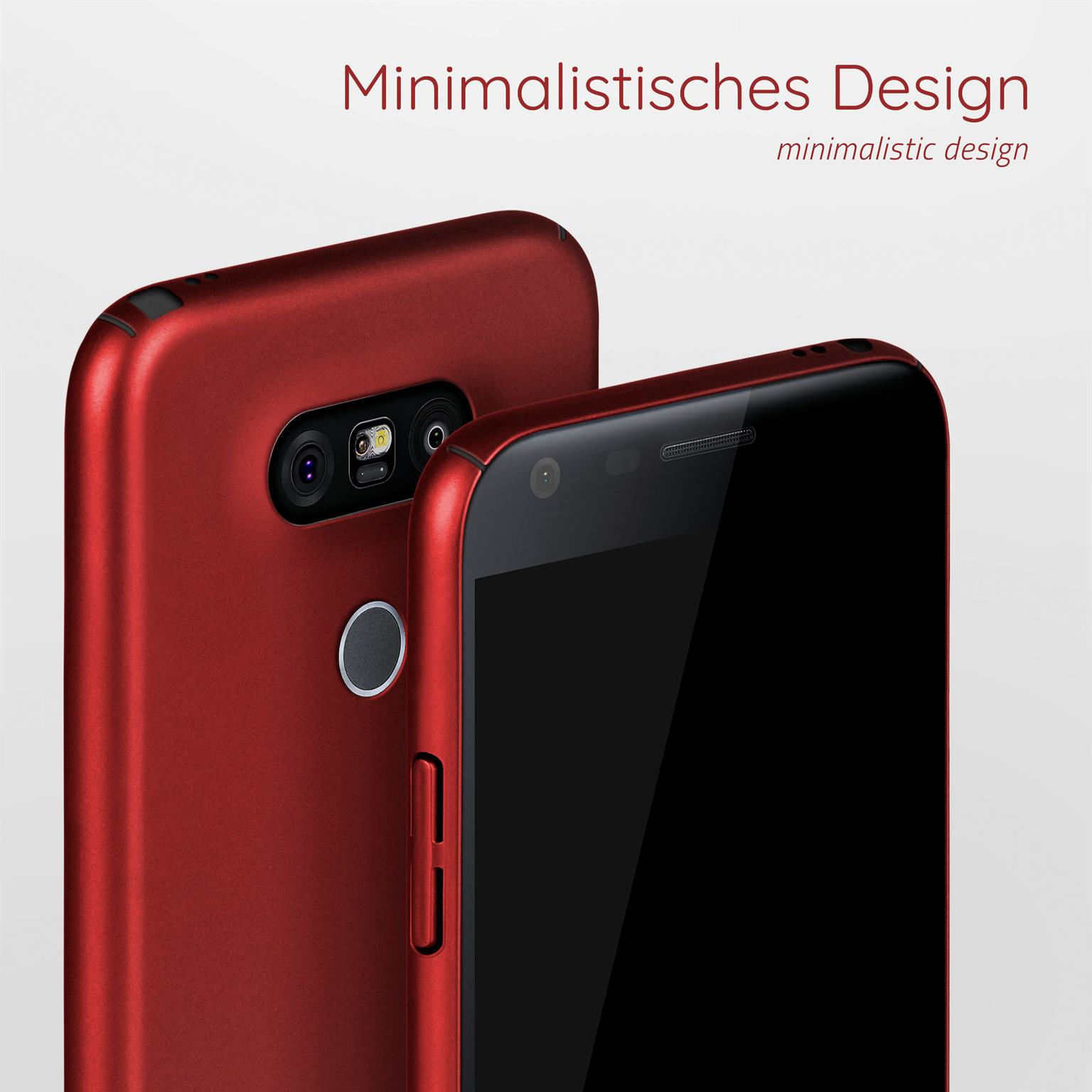 MOEX G5, Rot Backcover, Case, Alpha LG,