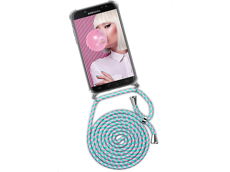 Twist J5 Case, (Silber) Bubblegum Backcover, (2017), Galaxy Samsung, ONEFLOW
