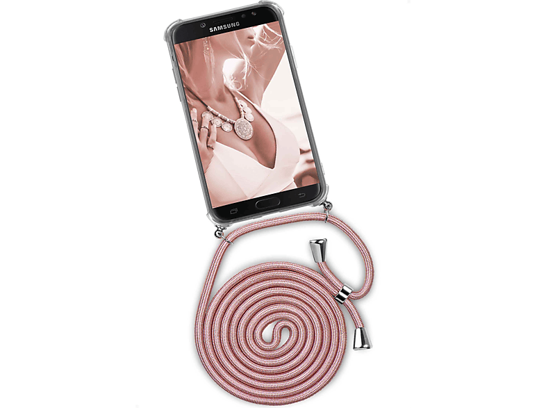 ONEFLOW Twist (Silber) J5 Case, Backcover, (2017), Samsung, Galaxy Shiny Blush