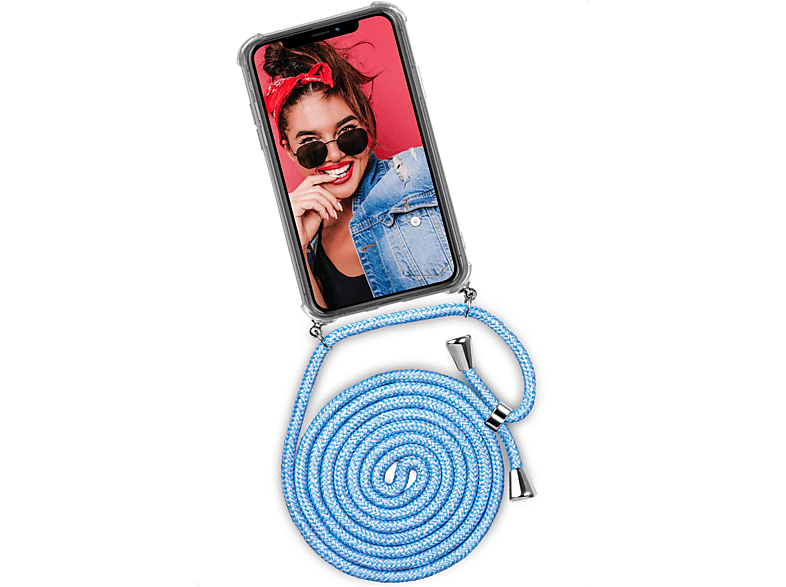Apple, Backcover, Jeans ONEFLOW XR, Twist Chilly iPhone (Silber) Case,