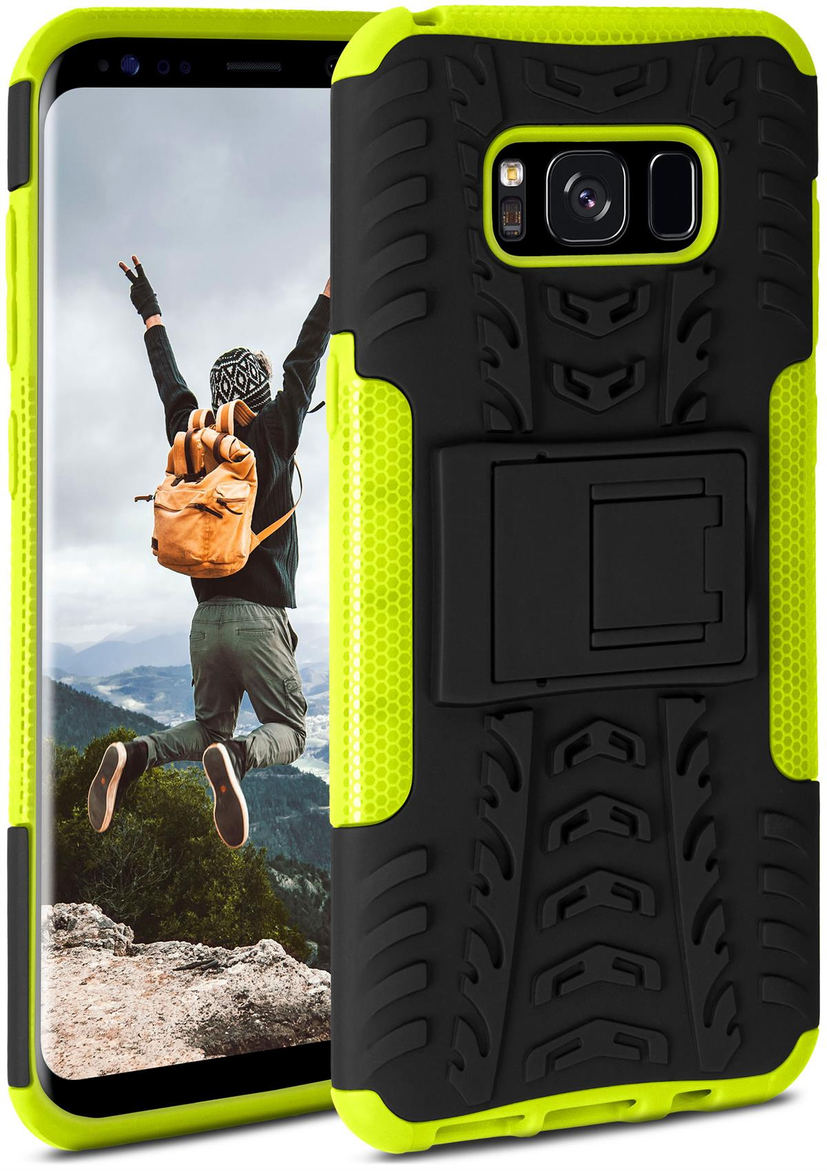 ONEFLOW Tank Case, Backcover, Lime Samsung, S8 Galaxy Plus