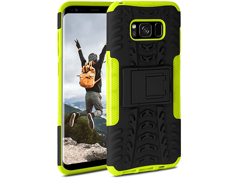 ONEFLOW Tank Case, Backcover, Lime Samsung, S8 Galaxy Plus