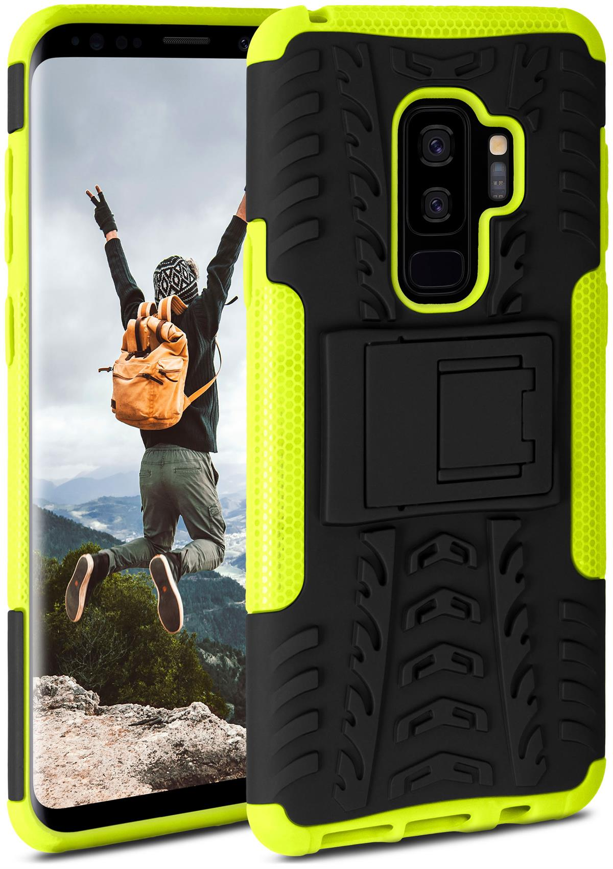 Tank Backcover, S9 ONEFLOW Samsung, Lime Plus, Case, Galaxy