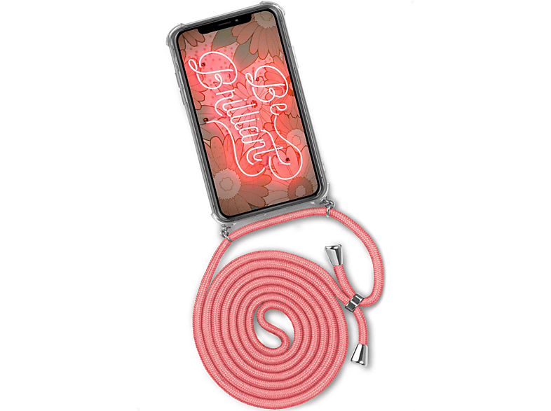 ONEFLOW Twist Case, Backcover, Apple, Flamingo XR, (Silber) Kooky iPhone