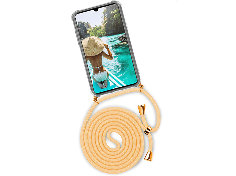 Huawei, ONEFLOW Sunburst P Case, smart Twist Backcover, 2019, (Gold)
