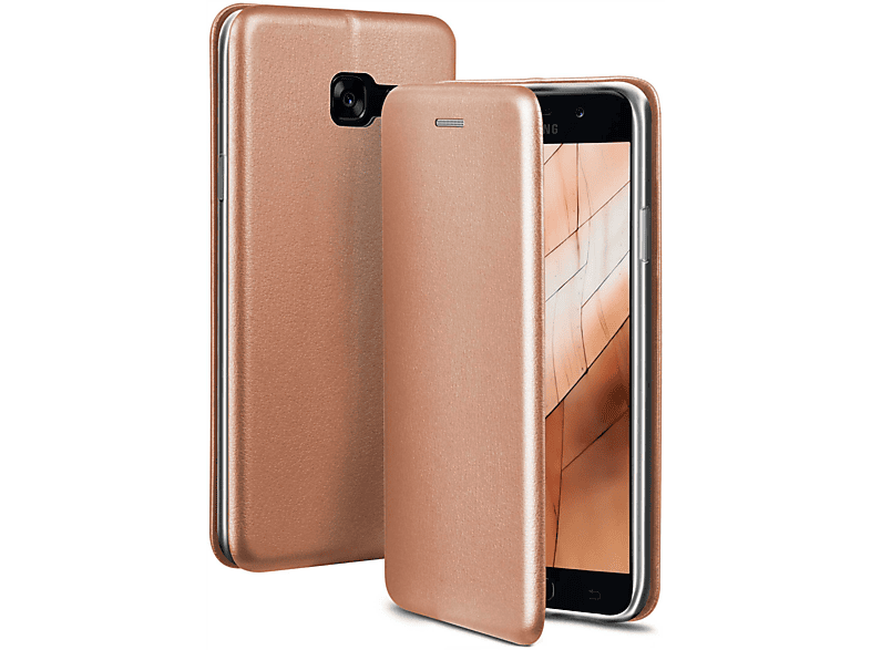 - Cover, Flip (2017), Seasons Business Galaxy ONEFLOW A5 Case, Rosé Samsung,