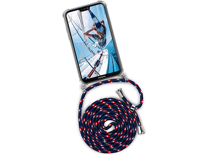 ONEFLOW Twist Case, Backcover, Huawei, Mate 20 Lite, Nautic Life (Silber)