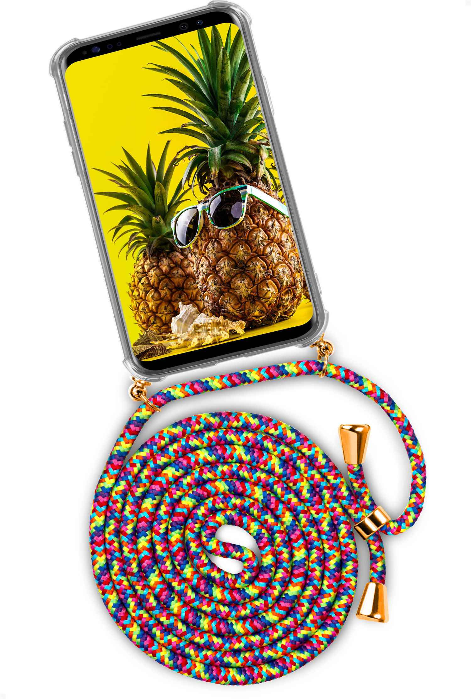 Fruity Galaxy Case, Backcover, Twist ONEFLOW Friday (Gold) S8, Samsung,