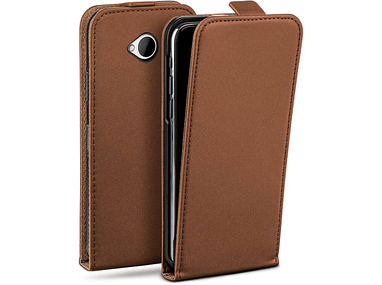 MOEX Flip Case, Flip Cover, M7, One Umber-Brown HTC