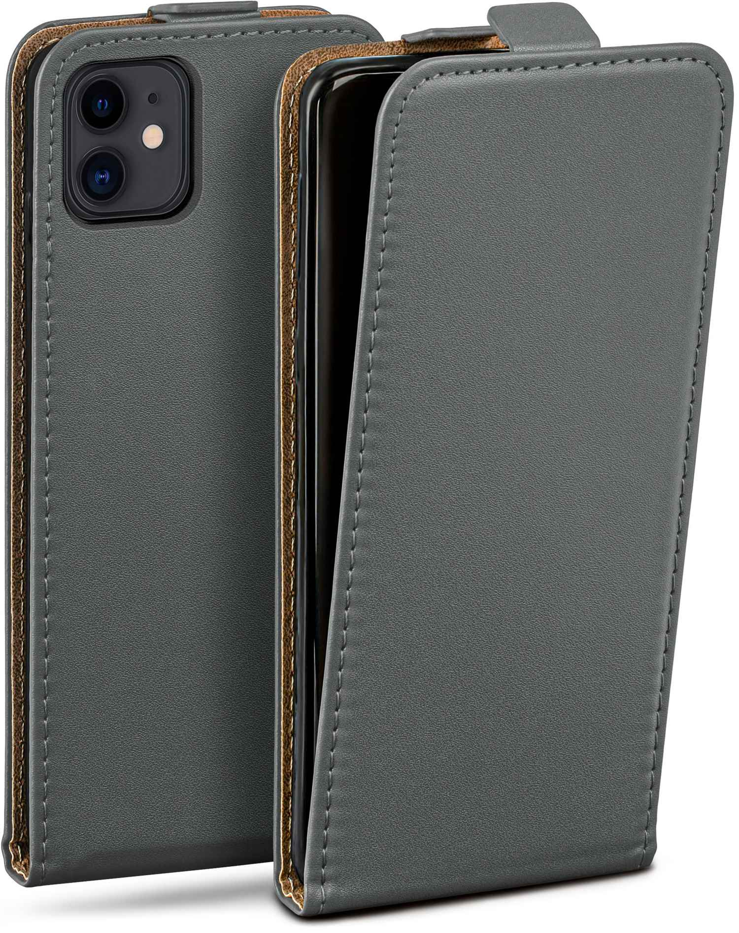 MOEX Flip Case, 11, Flip Apple, Cover, Anthracite-Gray iPhone