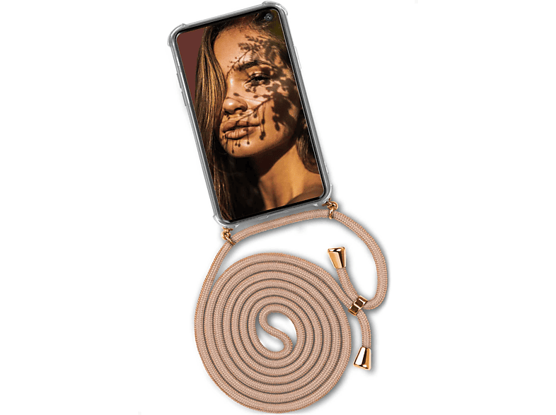 ONEFLOW Twist Case, Backcover, Samsung, Galaxy S10e, Golden Coast (Gold)