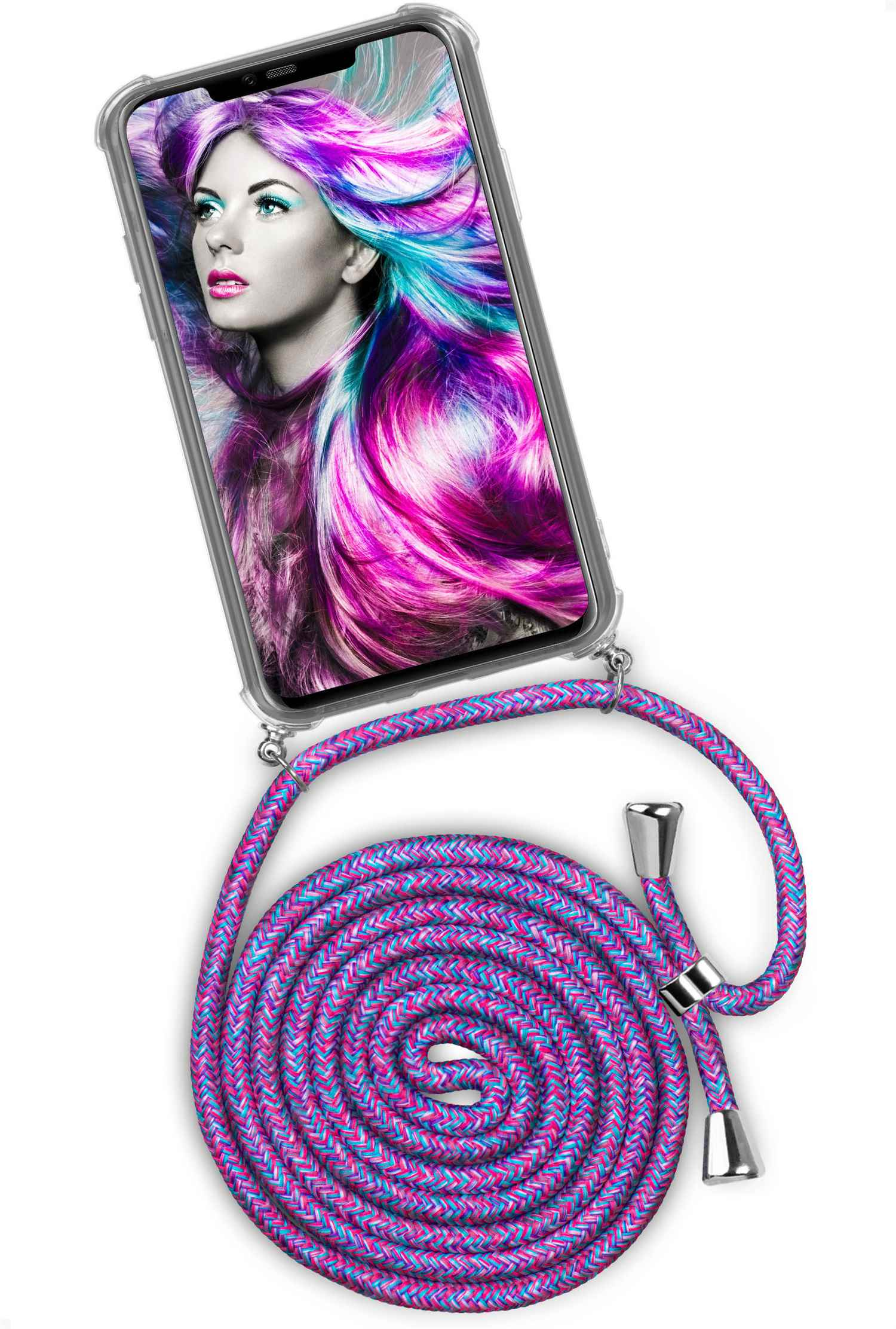 Unicorn Backcover, (Silber) Twist 20 Huawei, Crazy Mate Pro, Case, ONEFLOW