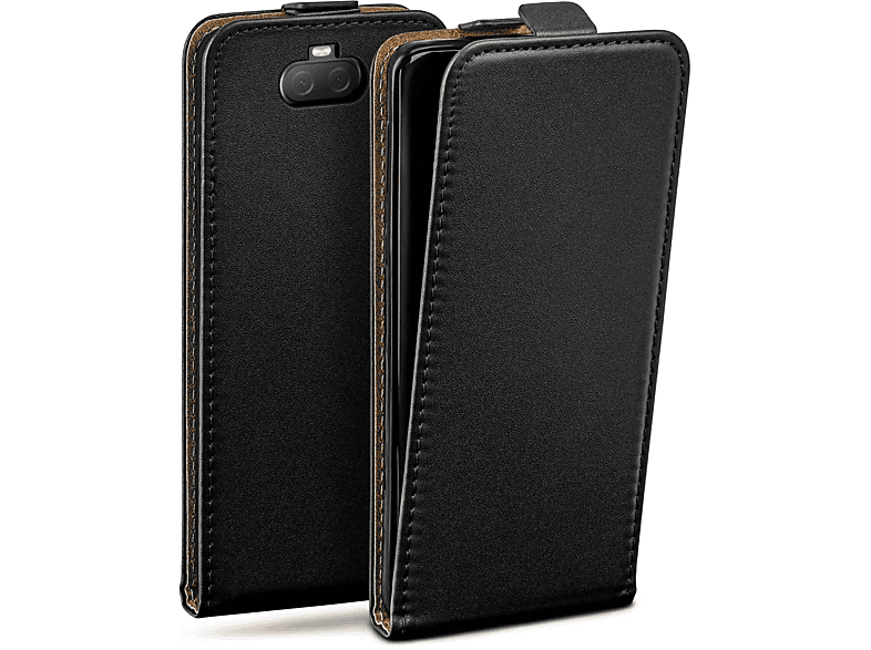 MOEX Flip Case, Flip Cover, Sony, 10, Deep-Black Xperia