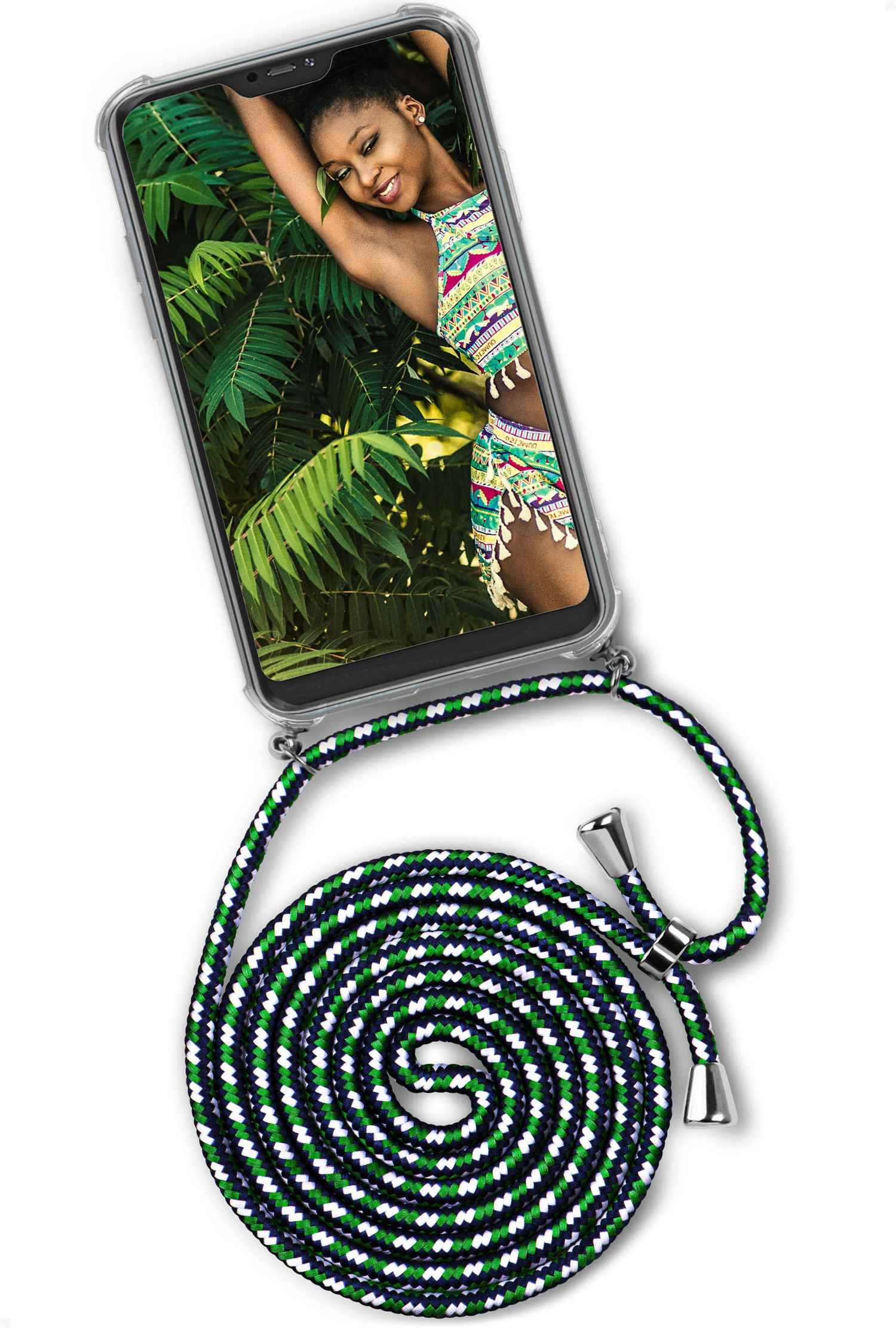 Mama Xiaomi, Africa (Silber) ONEFLOW A2 Mi Lite, Case, Twist Backcover,