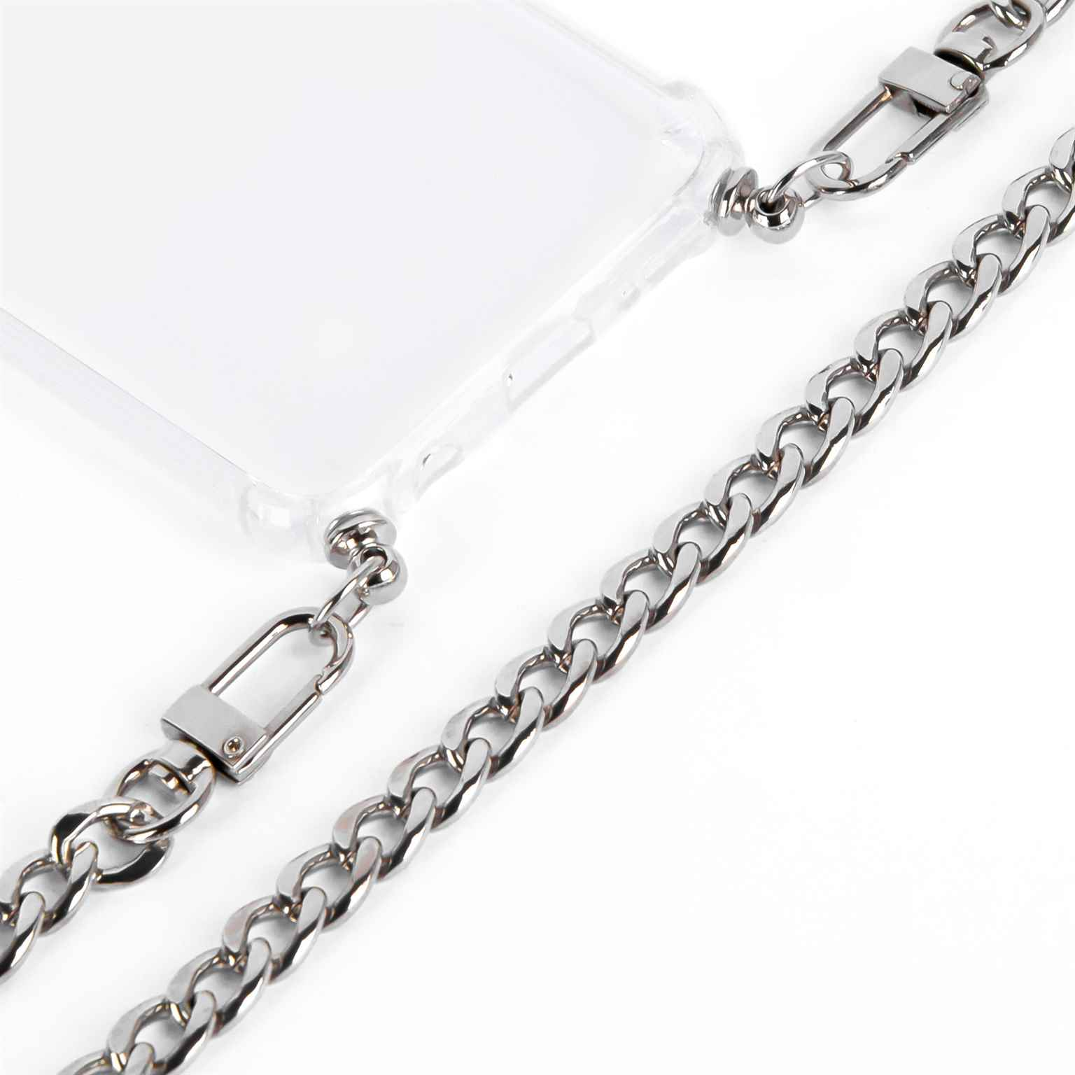 Twist Kette, Silber mit Mate Lite, ONEFLOW 20 Backcover, Case Huawei,